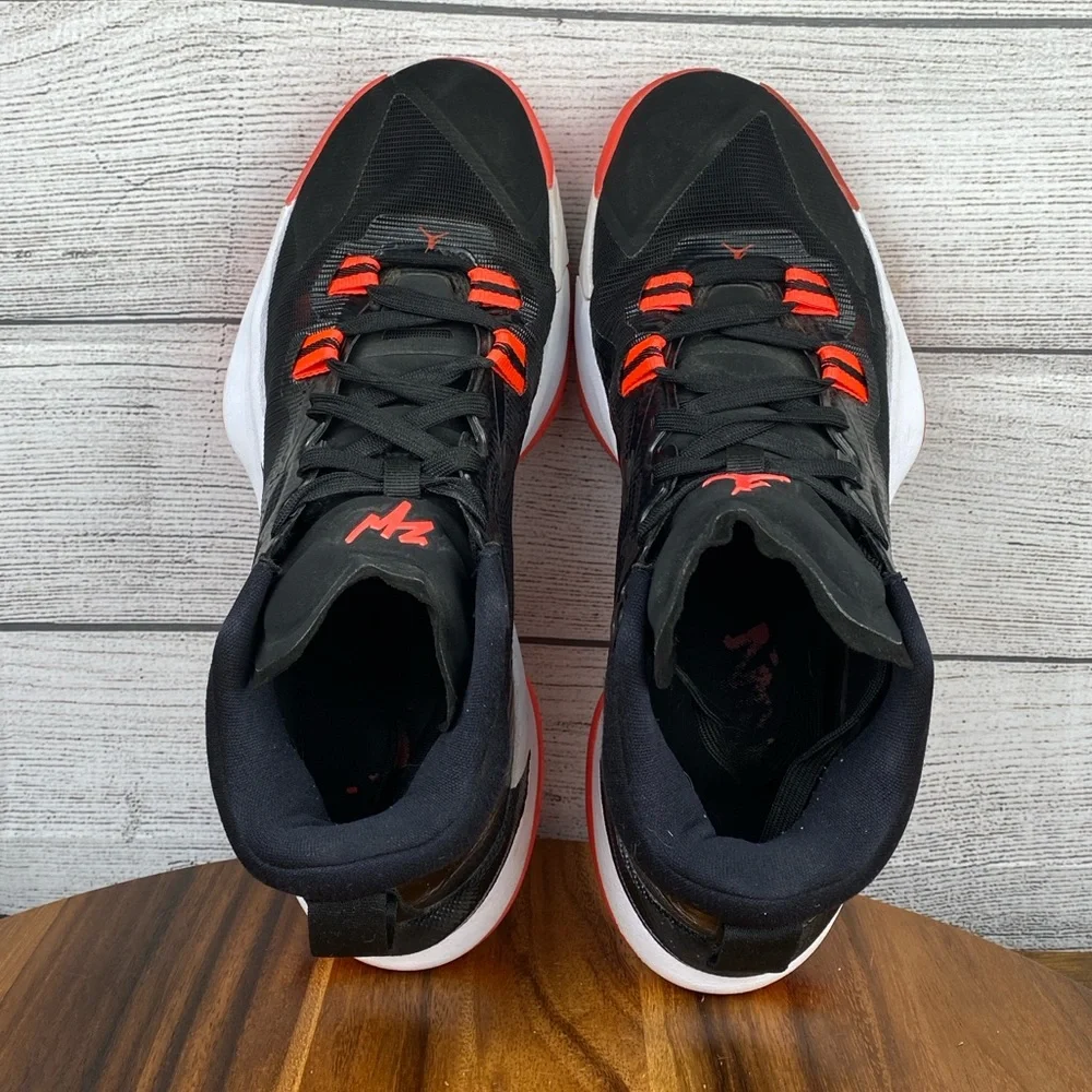 Jordan Zion 1 Bloodline Black White Crimson Sneaker DA3130-006 Mens Shoe Size 8